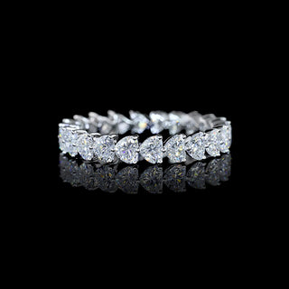 2.25 CTW East-West Heart Lab Grown Diamond Eternity Band