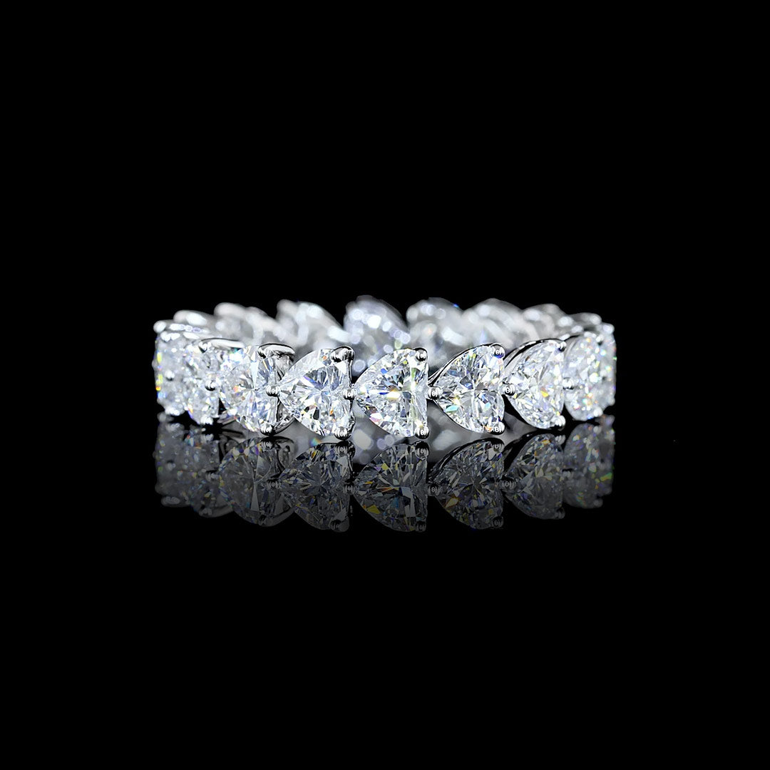 3.5 CTW East-West Heart Lab Grown Diamond Eternity Band