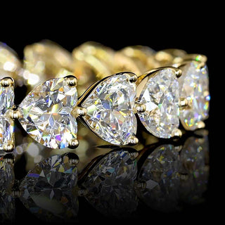 3.5 CTW East-West Heart Lab Grown Diamond Eternity Band