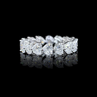 4.5 CTW East-West Heart Lab Grown Diamond Eternity Band