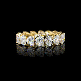 4.5 CTW East-West Heart Lab Grown Diamond Eternity Band