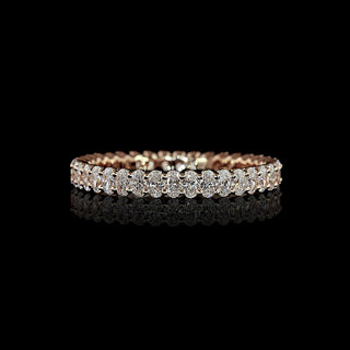1 CTW Oval Lab Grown Diamond Eternity Band
