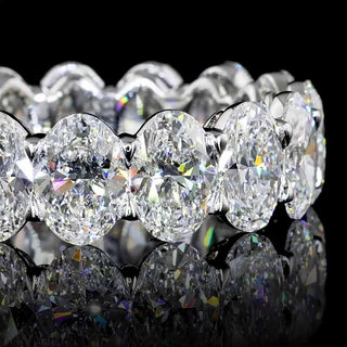 7.5 CTW Oval Lab Grown Diamond Eternity Band
