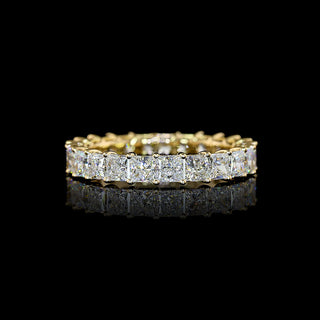 3 CTW Princess Lab Grown Diamond Eternity Band