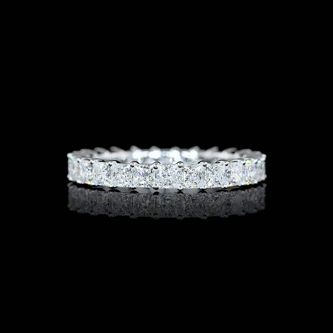 2 CTW Princess Lab Grown Diamond Eternity Band