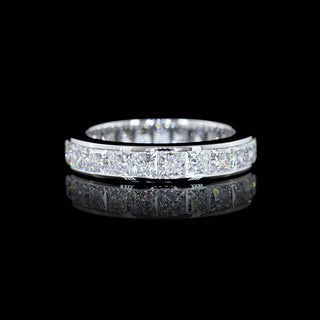 3.5 CTW Princess Lab Grown Diamond Channel Set Eternity Band