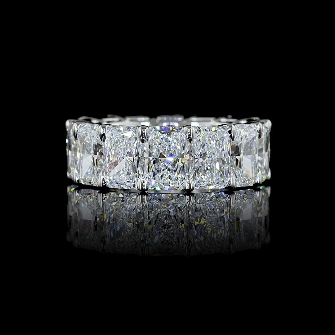 14 CTW Radiant Lab Grown Diamond Eternity Band