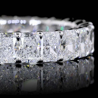 4 CTW Radiant Lab Grown Diamond Eternity Band