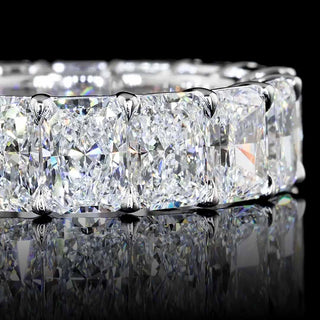 8 CTW Radiant Lab Grown Diamond Eternity Band