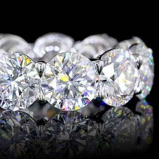12 CTW Round Lab Grown Diamond Eternity Band