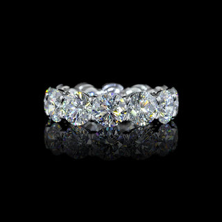 10 CTW Round Lab Grown Diamond Eternity Band