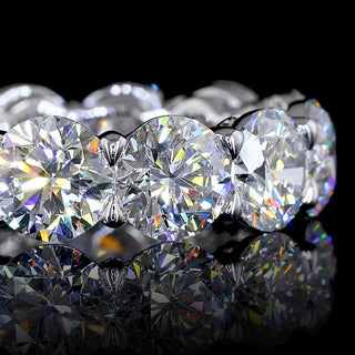 10 CTW Round Lab Grown Diamond Eternity Band