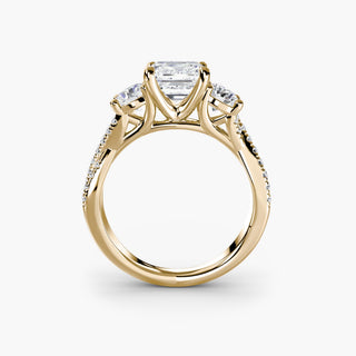 || #metal_yellow gold #diamond shape_asscher