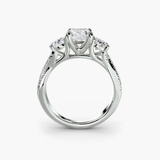 || #metal_white gold|platinum #diamond shape_emerald
