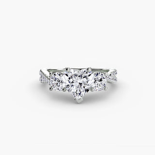 || #metal_white gold|platinum #diamond shape_heart