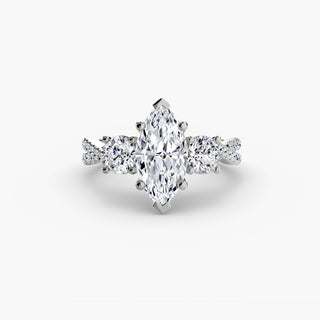 || #metal_white gold|platinum #diamond shape_marquise