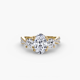 || #metal_yellow gold #diamond shape_oval