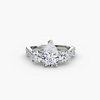 || #metal_white gold|platinum #diamond shape_pear