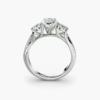|| #metal_white gold|platinum #diamond shape_pear