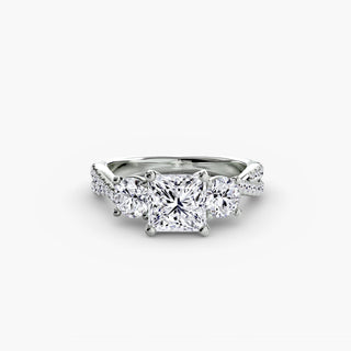 || #metal_white gold|platinum #diamond shape_princess