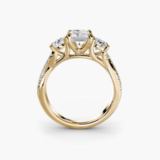 || #metal_yellow gold #diamond shape_radiant