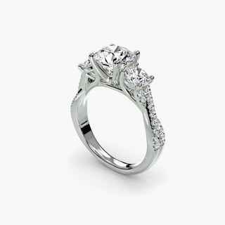 || #metal_white gold|platinum #diamond shape_round
