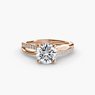 Split Shank Pavé Engagement Ring