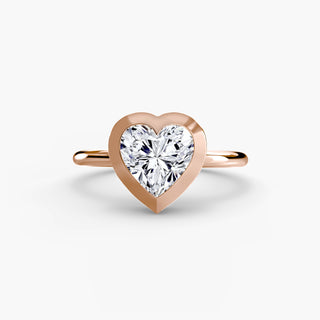Chunky Bezel Solitaire Ring