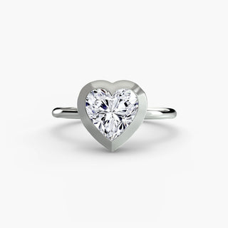 Chunky Bezel Solitaire Ring