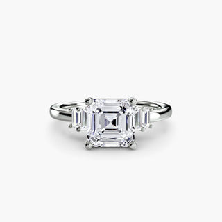 || #metal_white gold|platinum #diamond shape_asscher