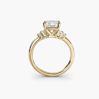 || #metal_yellow gold #diamond shape_asscher