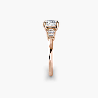 || #metal_rose gold #diamond shape_cushion