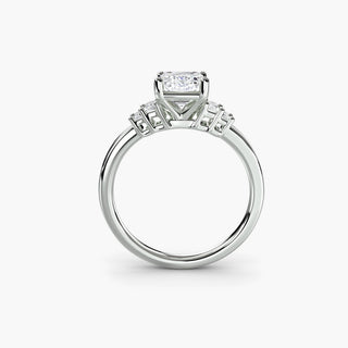 || #metal_white gold|platinum #diamond shape_emerald