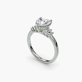 || #metal_white gold|platinum #diamond shape_emerald