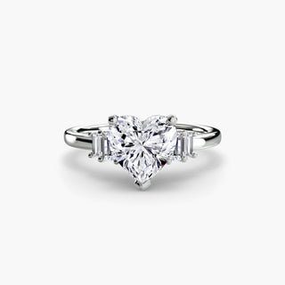 || #metal_white gold|platinum #diamond shape_heart