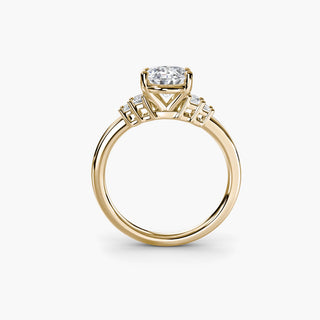 || #metal_yellow gold #diamond shape_oval