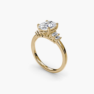 || #metal_yellow gold #diamond shape_oval