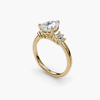 || #metal_yellow gold #diamond shape_pear