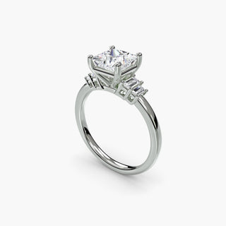 || #metal_white gold|platinum #diamond shape_princess