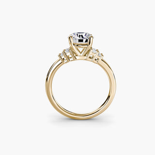 || #metal_yellow gold #diamond shape_round