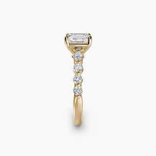 || #metal_yellow gold #diamond shape_asscher