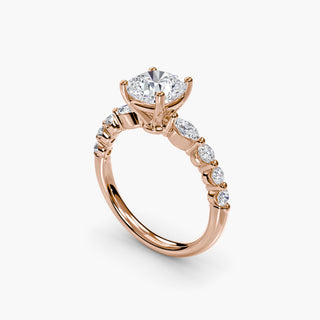 || #metal_rose gold #diamond shape_cushion
