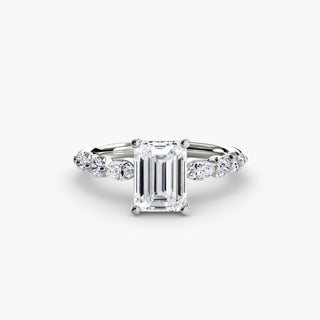 || #metal_white gold|platinum #diamond shape_emerald