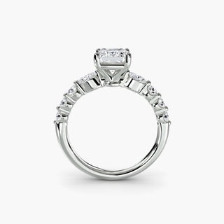 || #metal_white gold|platinum #diamond shape_emerald