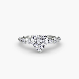 || #metal_white gold|platinum #diamond shape_heart