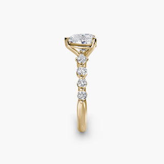 || #metal_yellow gold #diamond shape_heart
