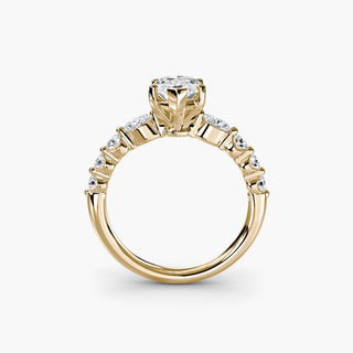 || #metal_yellow gold #diamond shape_marquise