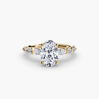 || #metal_yellow gold #diamond shape_oval