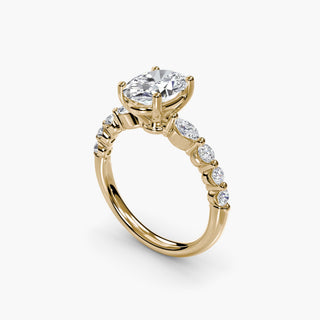 || #metal_yellow gold #diamond shape_oval