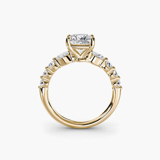 || #metal_yellow gold #diamond shape_princess